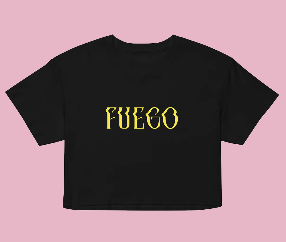 Crop Top Fuego - Adriana Blu Tienda