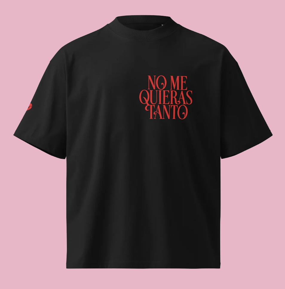 Camiseta QUIEREME MEJOR negra - Adriana Blu Tienda